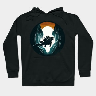 Vintage Cave Diving Adventure Hoodie